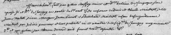 1530 Affranchissement des Maitrot de Chaugey