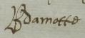signature de Blaise DAMOTTE de Terrefondrée