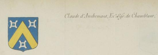Claude d'ANCHEMANT