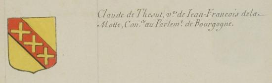 Claude de THESUT veuve